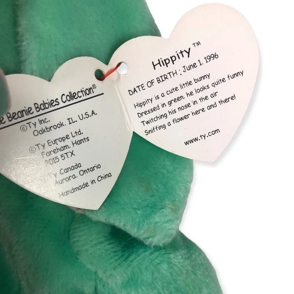 TY Hippity the Rabbit Vintage Retired Beanie Baby